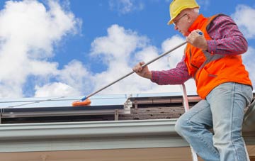 Wales soft wash roof cleaning